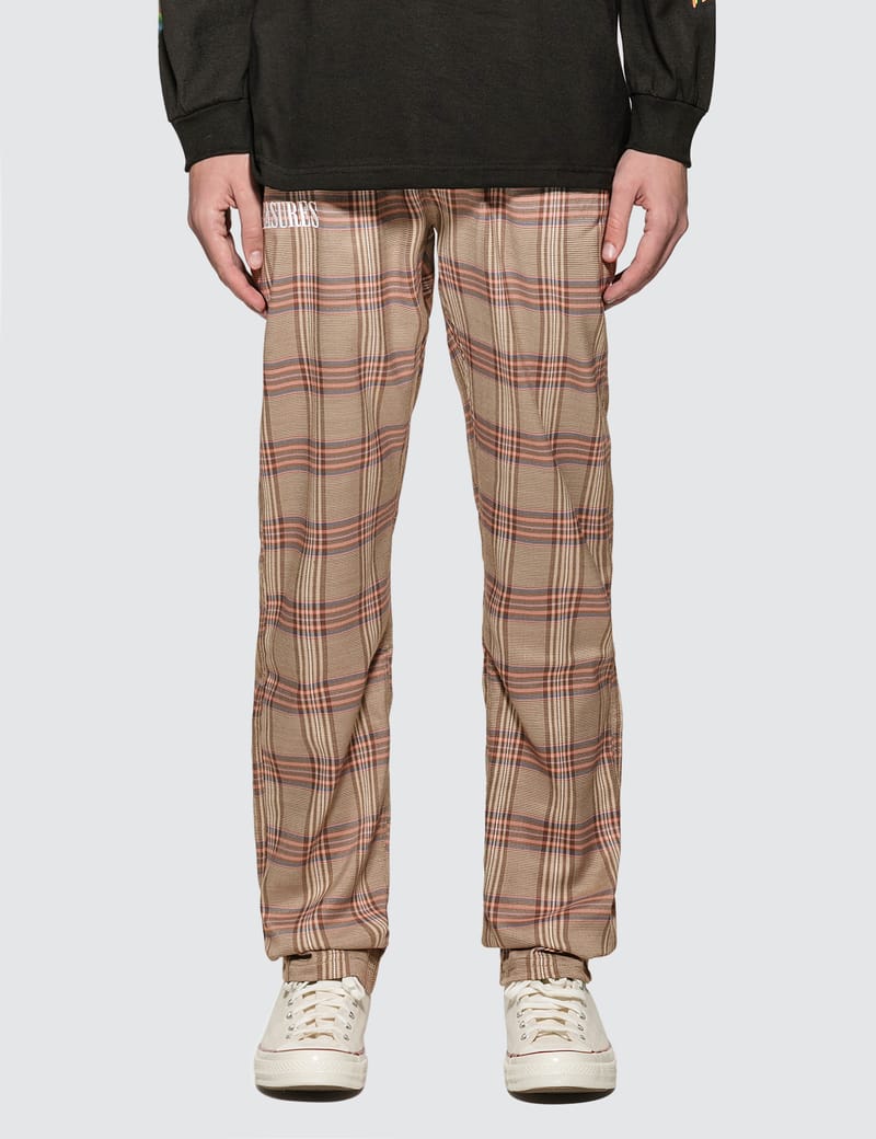 Pleasures - Orchestra Plaid Pants | HBX 