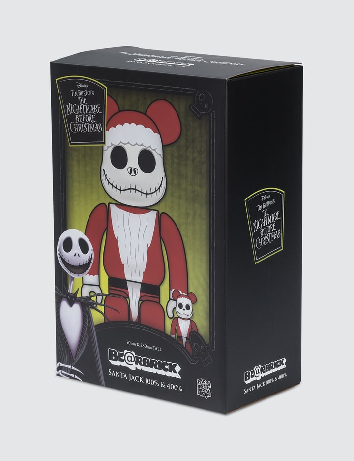 Santa Jack Skellington Be@rbrick 100% + 400% Set Placeholder Image