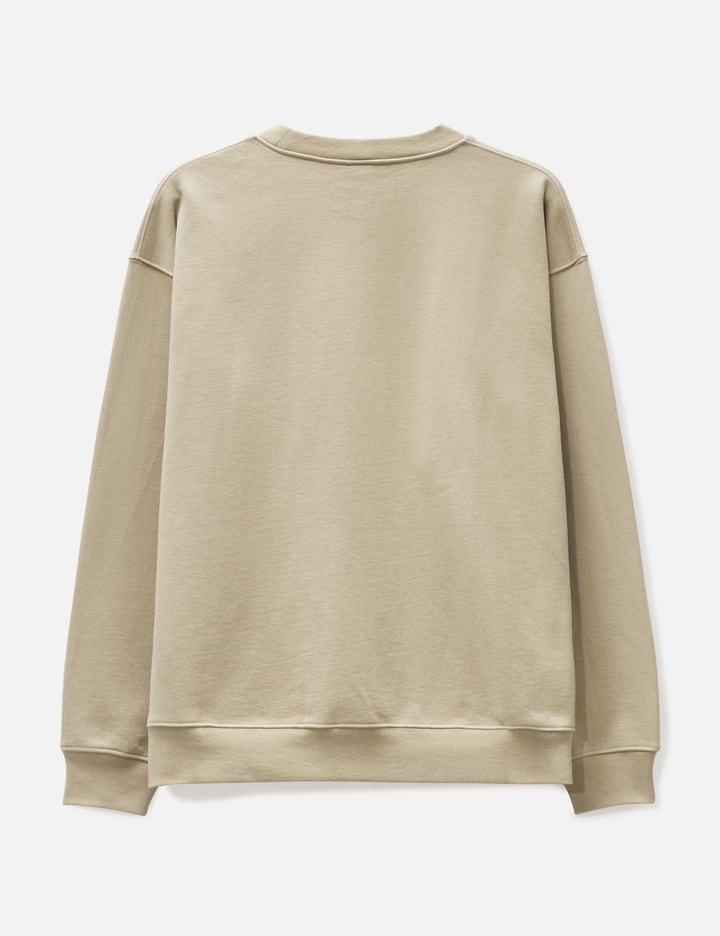 Dime Taupe Leafy Sweatshirt In White