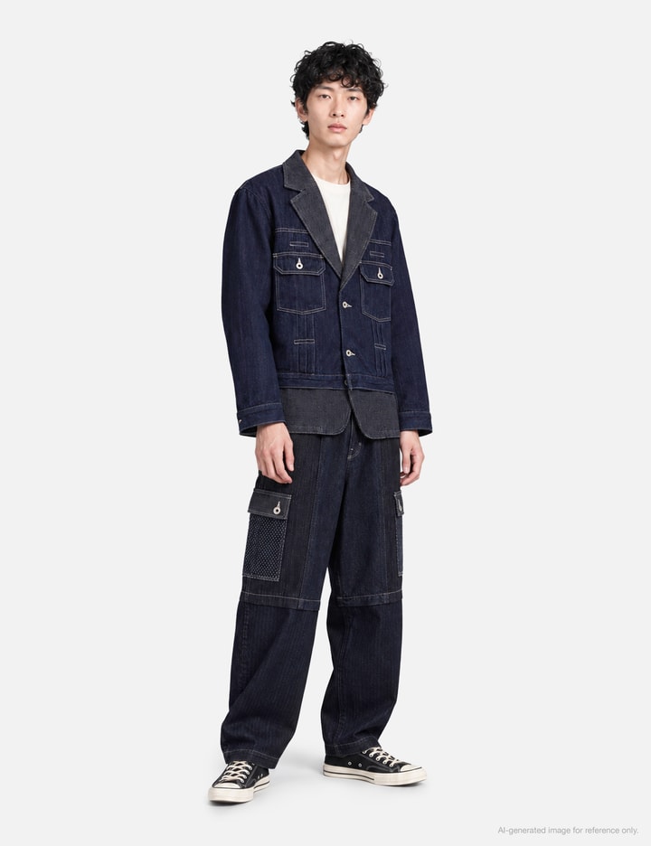 FDMTL Front Pocket Wide Pants Rinse