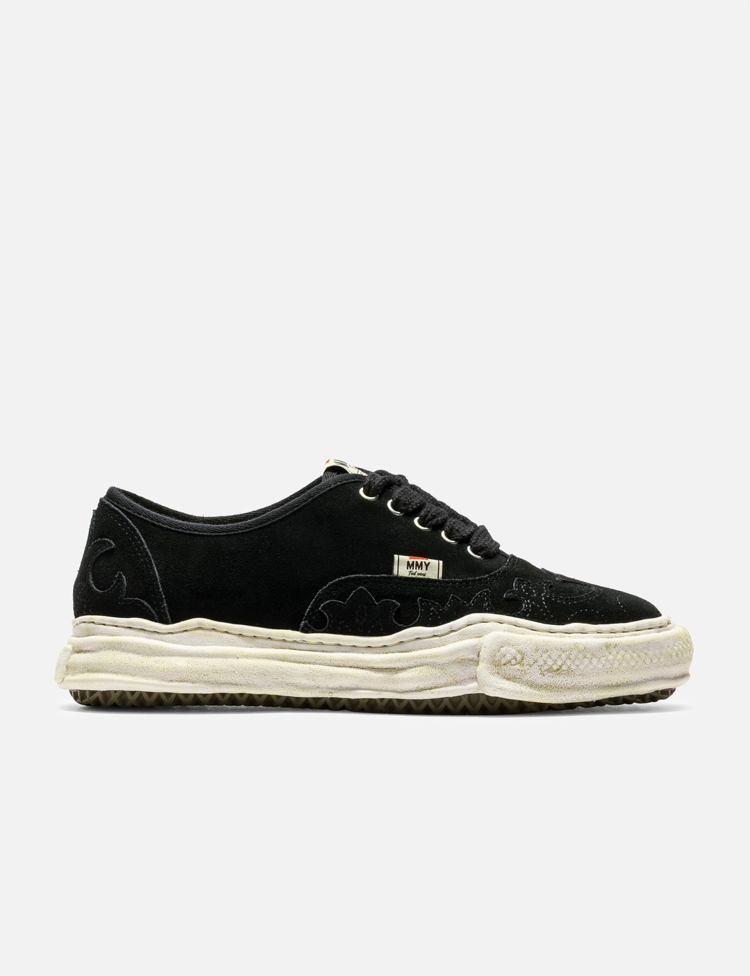 "BAKER" Original Sole Western Detail Suede Low-top Sneaker "BAKER" Original Sole Western Detail Suede Low-top Sneaker