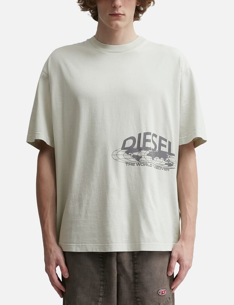 diesel white t shirt mens