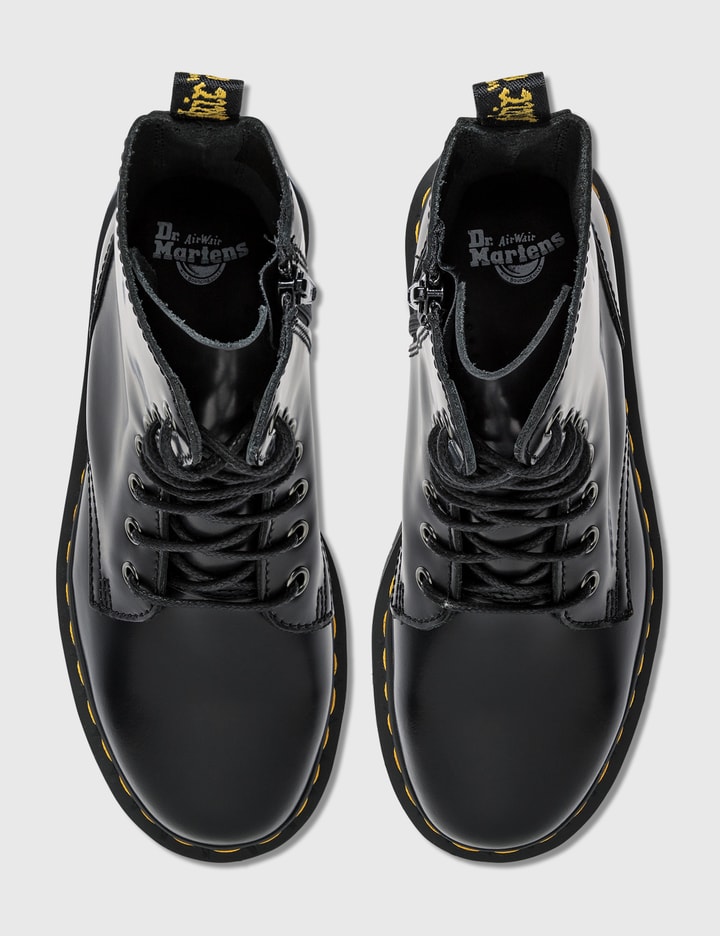 Jadon Smooth Leather Platform Boots Placeholder Image