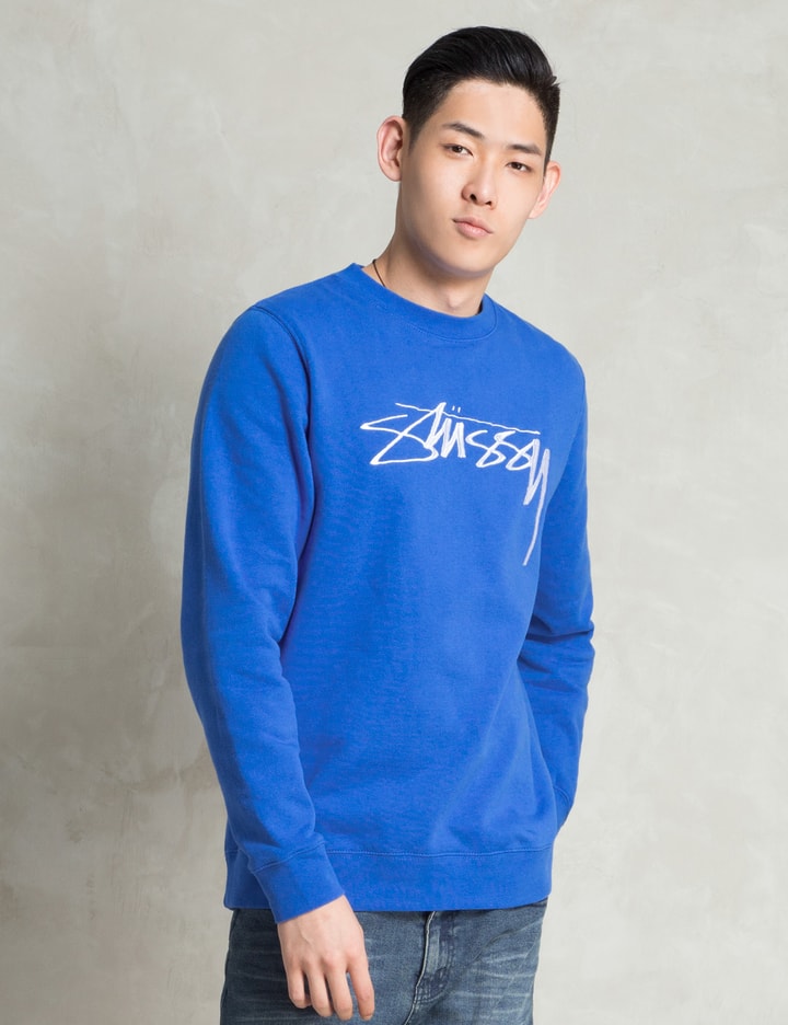Middle Blue O.G. Stock EMB. Sweater Placeholder Image
