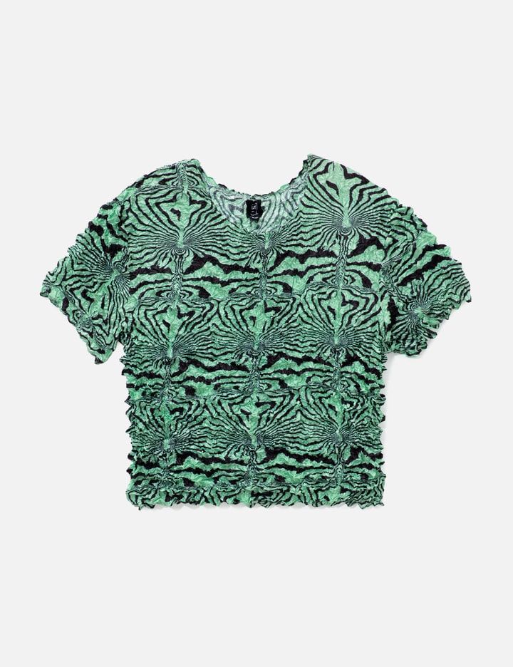 Brain Dead Warped Zebra Bubble Shrink Short Sleeve