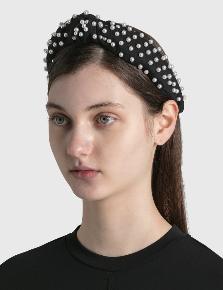 Woven Pearl Knotted Headband Placeholder Image