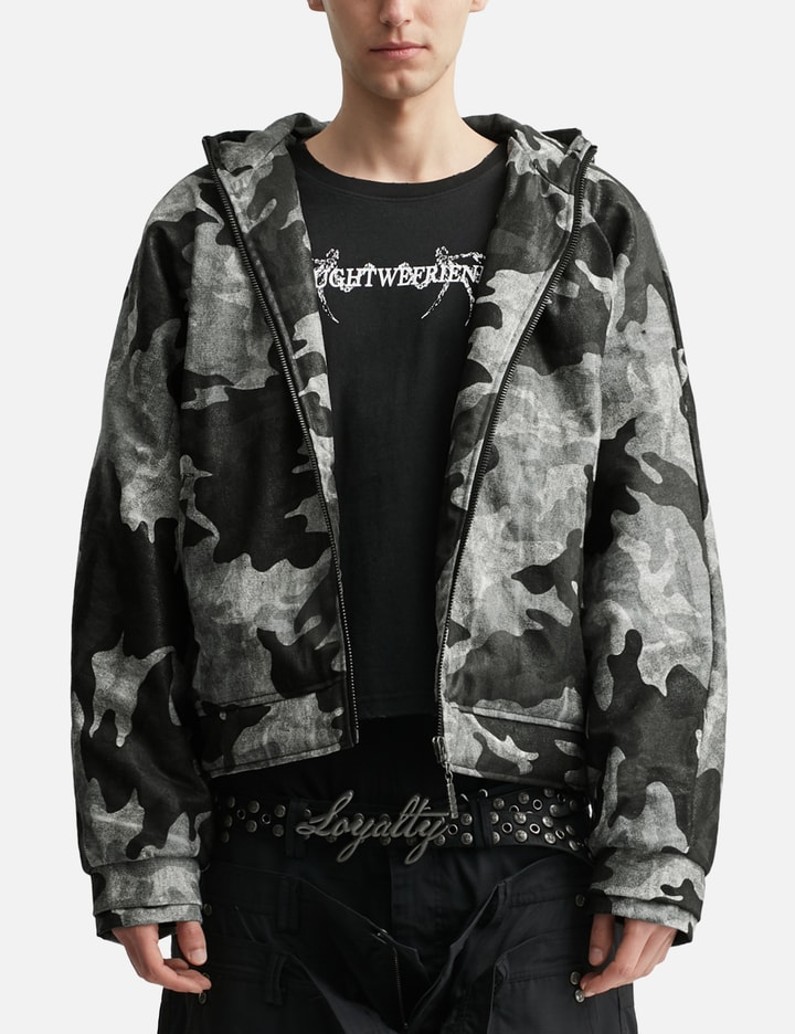 Evren Zip-Up Jacket With Hood Placeholder Image