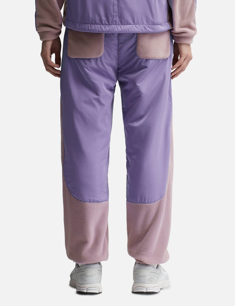 purple adidas pants mens