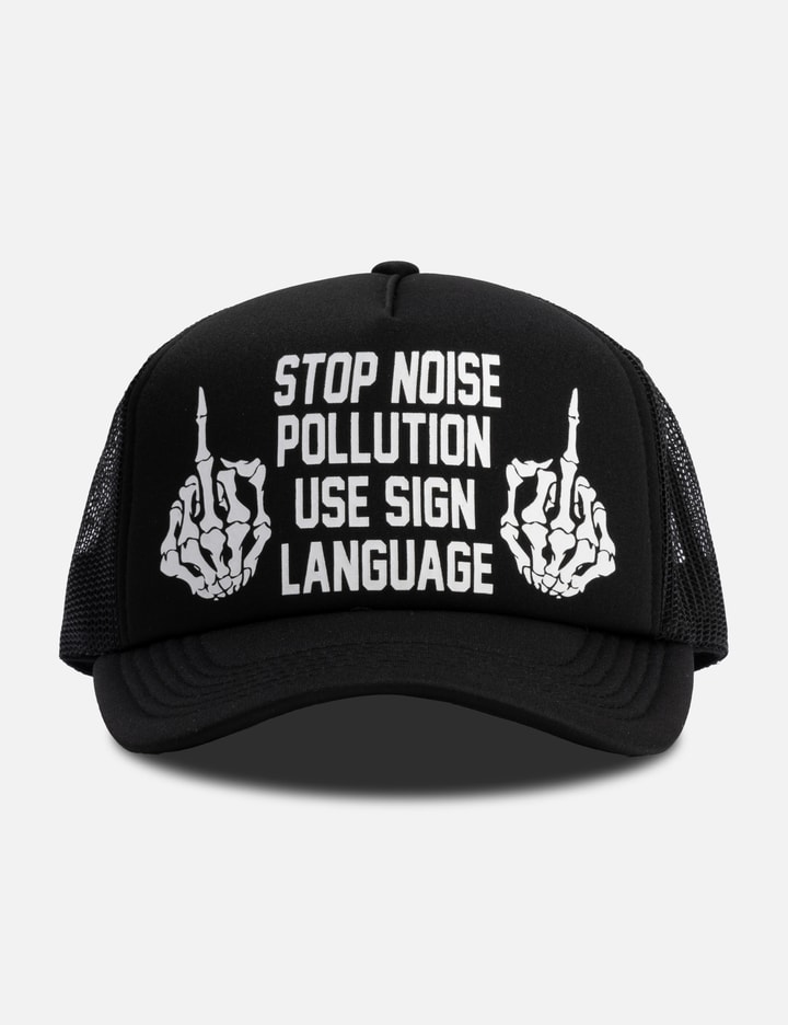 Pleasures Pollution Trucker In Black
