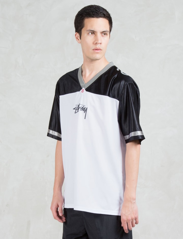 Stüssy - Mesh Football Jersey  HBX - Globally Curated Fashion and  Lifestyle by Hypebeast