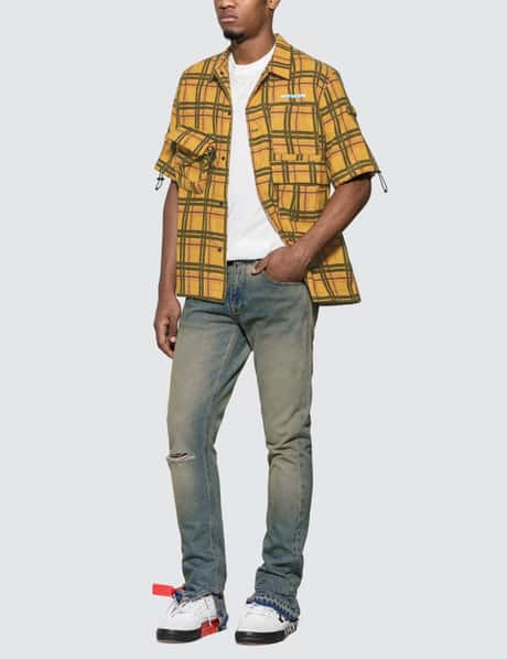 Off-White™ - Slim Split Jeans | HBX