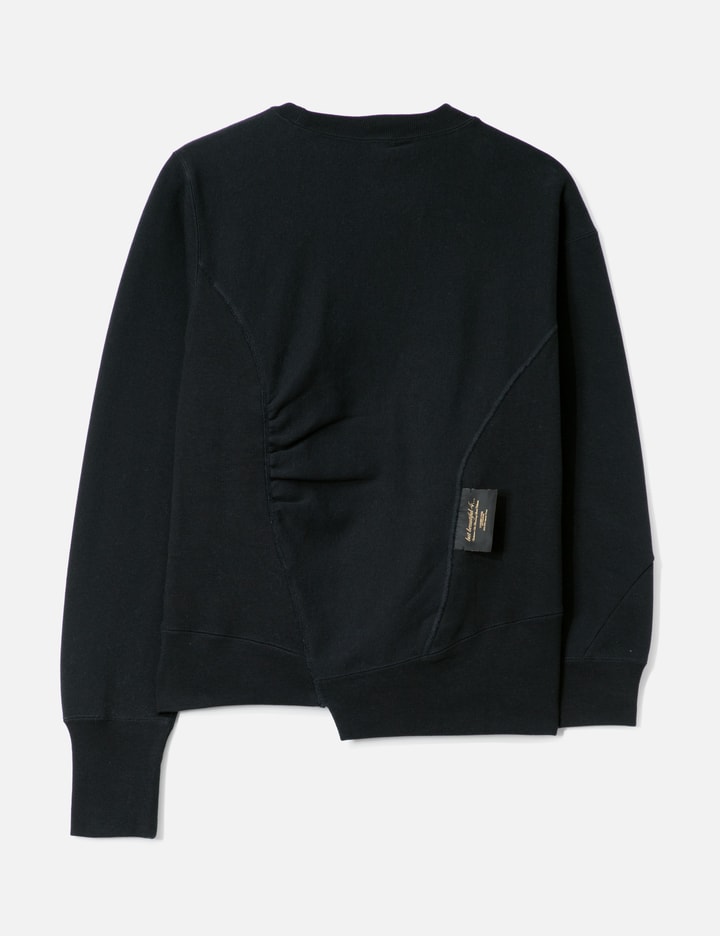 Undercover X Champion Uc2e1801-1 Curved Sweatshirt In Black