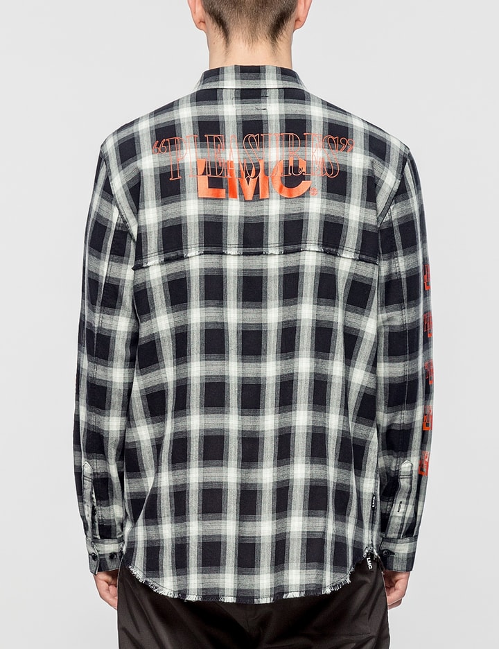 Pleasures X LMC Mixed Logo Plaid Shirt Placeholder Image