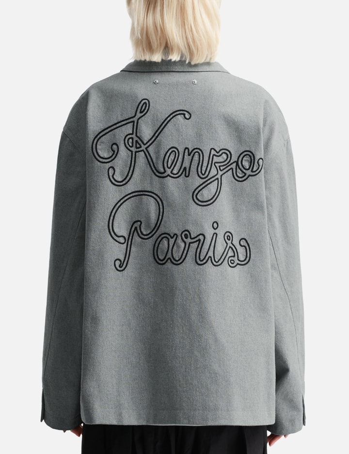 'Kenzo Paris Chainstitch' Embroidered Workwear Jacket Placeholder Image