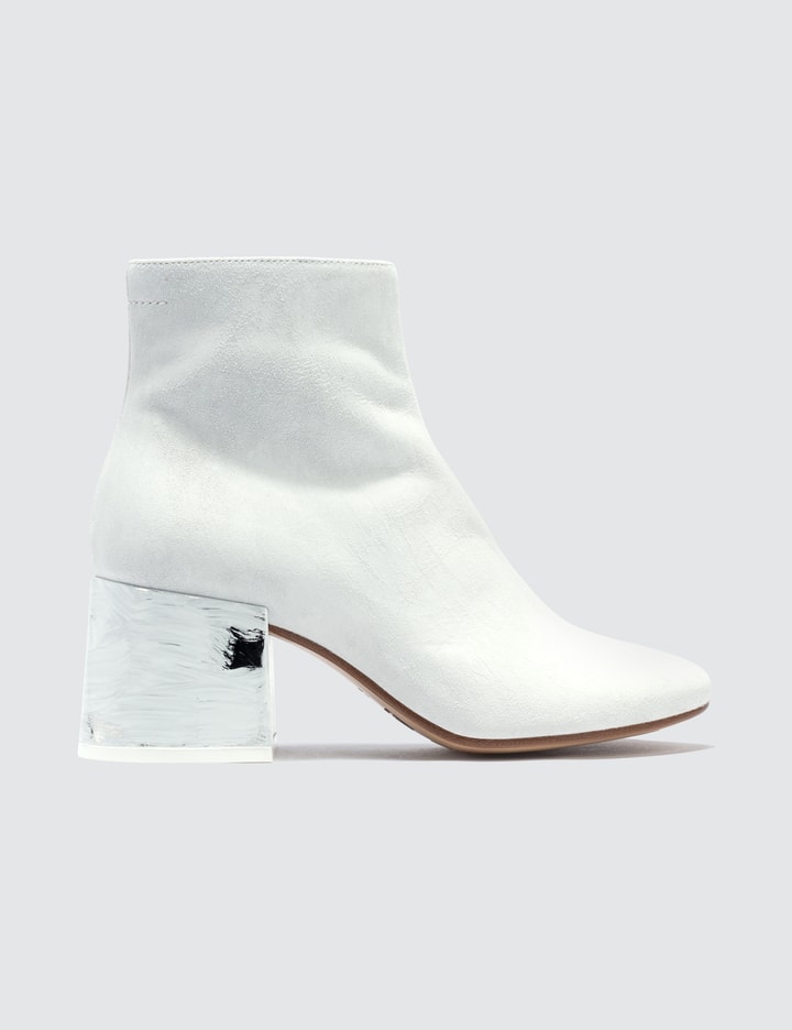 Painted Heel Leather Ankle Boot Placeholder Image