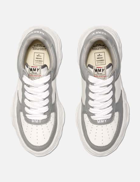 Maya Leather Sneaker In Silver