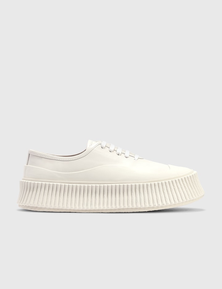 Padded Low-top Leather Sneaker Placeholder Image