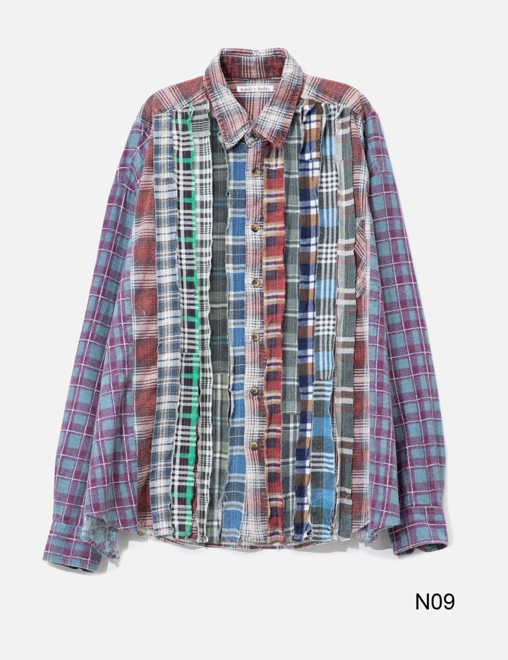 Needles Flannel Shirt - Ribbon Wide Shirt