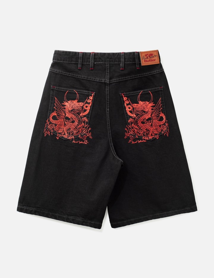 Butter Goods Butter Goods X Daniel Johnston Dragon Denim Shorts