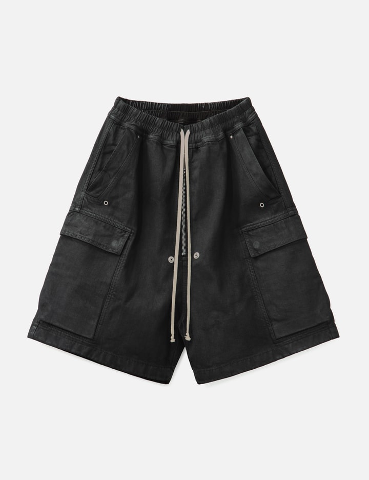 CARGOBELA SHORTS IN BLACK WAX DENIM Placeholder Image