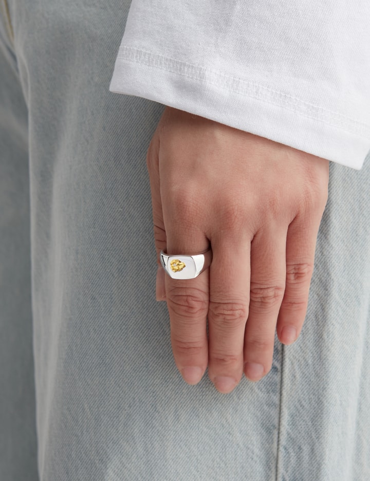 Mined Ring Small Diamond view 3