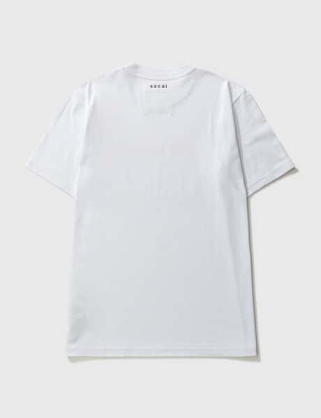 sacai 過ぎり kaws Flock Print T-Shirt サイズ2 
