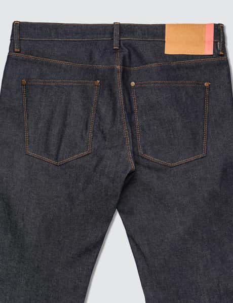 Selvedge Denim Acne Max Raw Acne Studios Max Indigo Jeans HBX