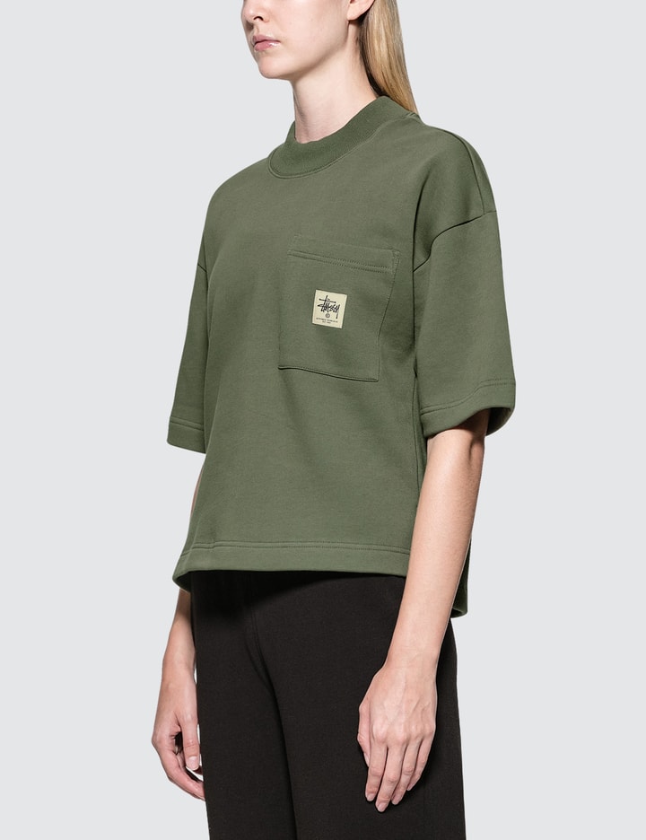 Juno Boxy Mock Neck S/S T-Shirt Placeholder Image