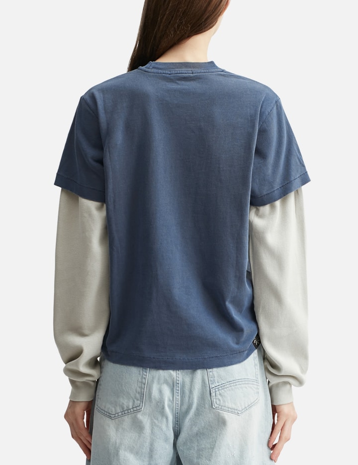 Beach Brains Tide Double Tee In Multi