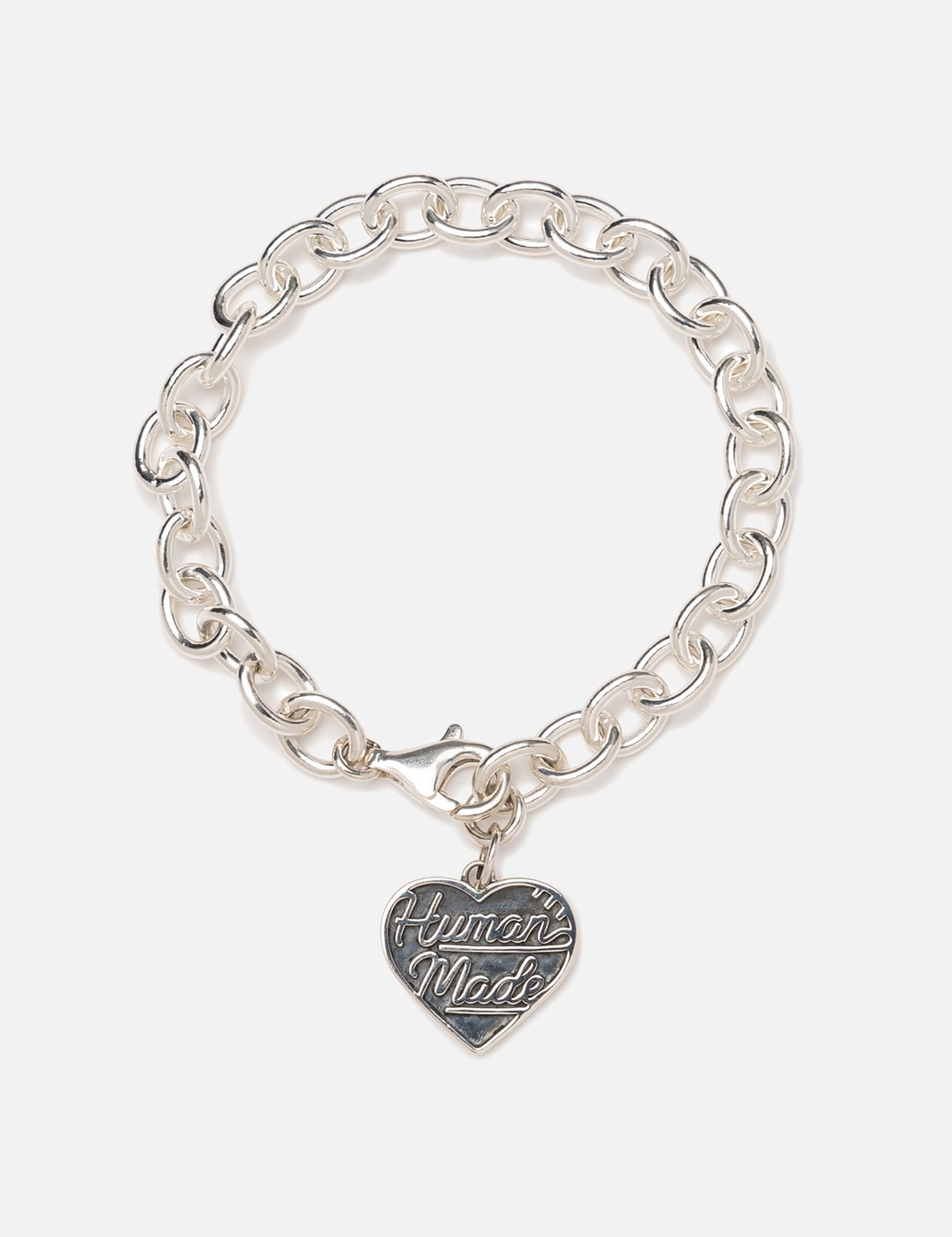 Human Made - HEART SILVER BRACELET | HBX - Globally Curated  