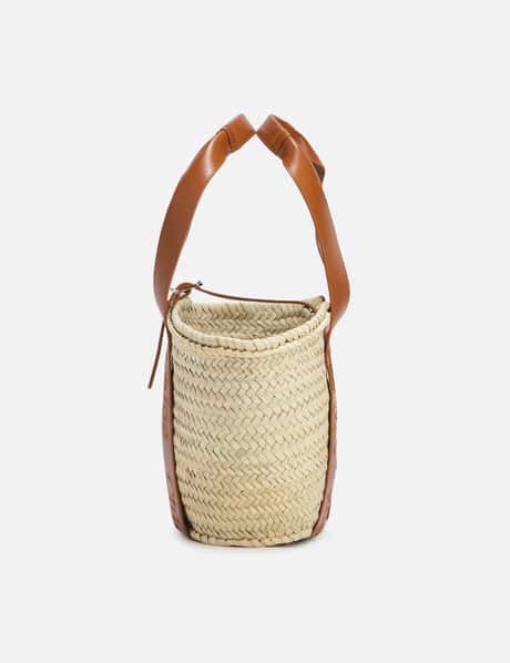 Sense Medium raffia tote bag in brown - Chloe