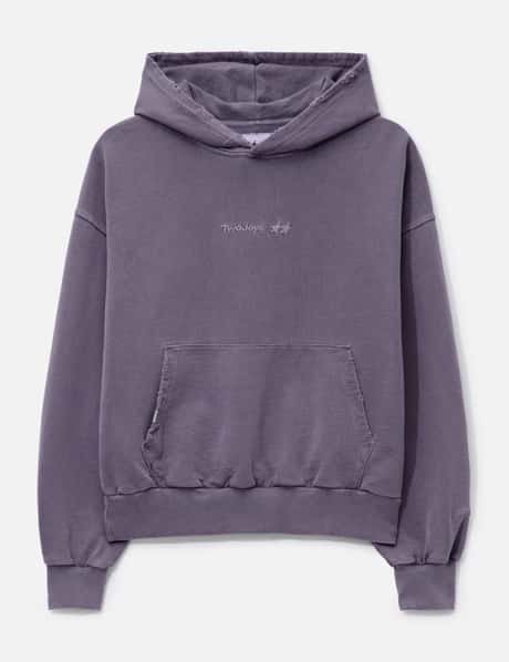 Pigment Dyed Purple Icon Hoodie view 6