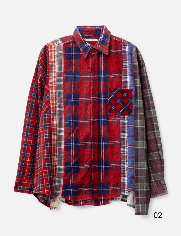 7 Cuts Wide Flannel Shirt Placeholder Image