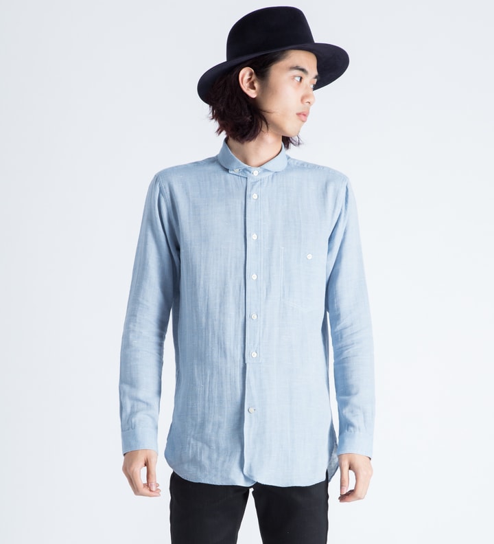 Light Indigo Roy Hidden Pocket Shirt Placeholder Image