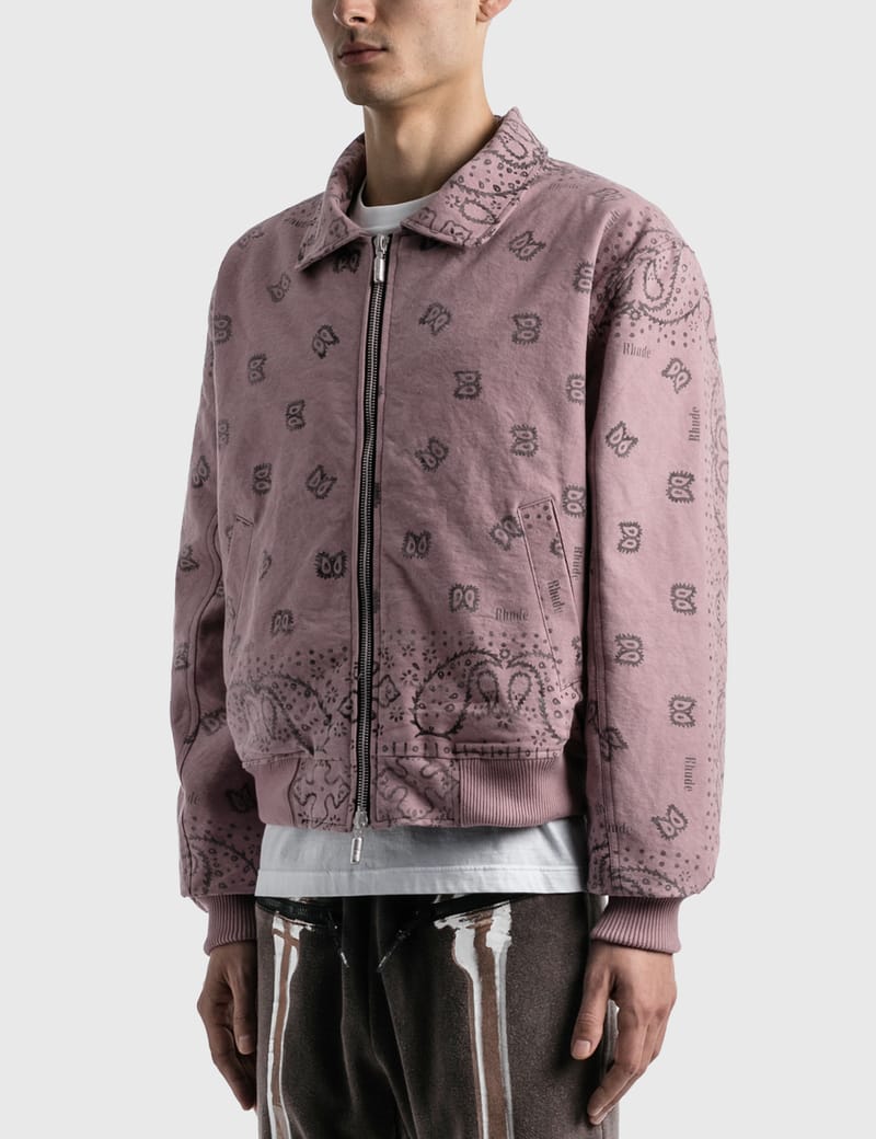 rhude bandana bomber