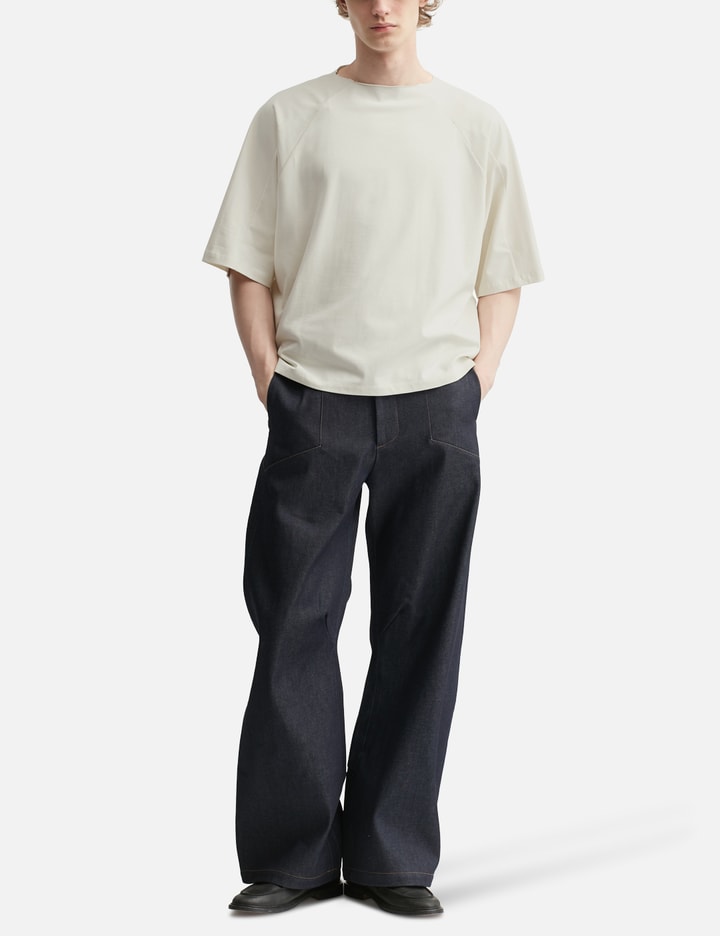 Seventh Box Cut Tee In White