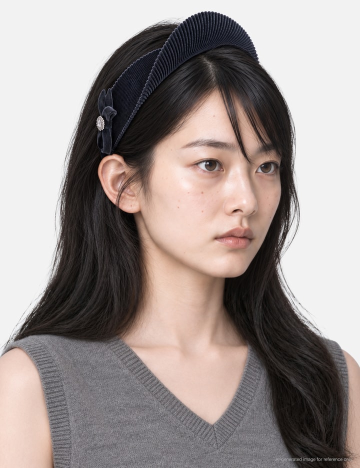 YVMIN SHUSHU/TONG × YVMIN Flocked Hat Hair Band