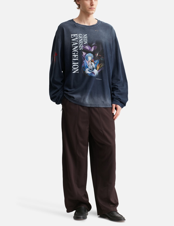 Neon Genesis Evangelion x Protocol-Index Overdyed Vintage Neon Genesis Evangelion Long Sleeve Placeholder Image