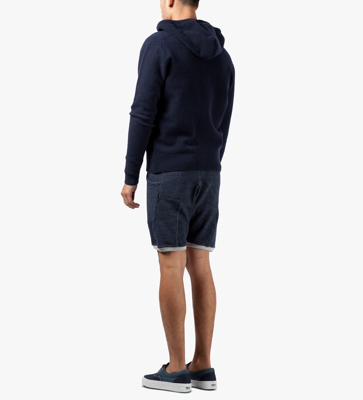 Navy Louvre Zip Hoodie Placeholder Image