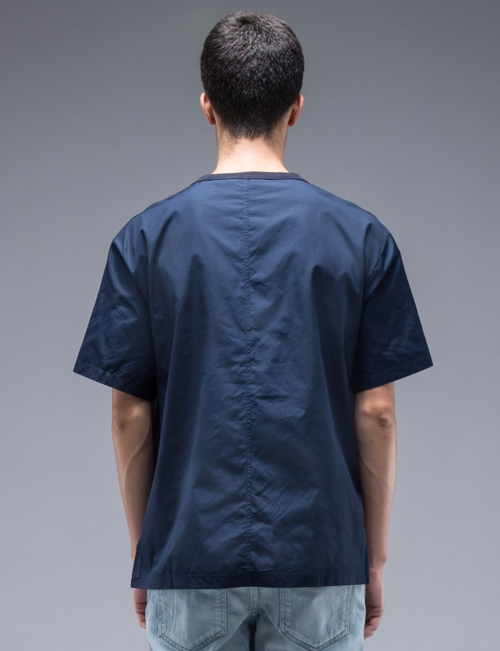 Classic S/S T-Shirt With Woven Back Panel Placeholder Image