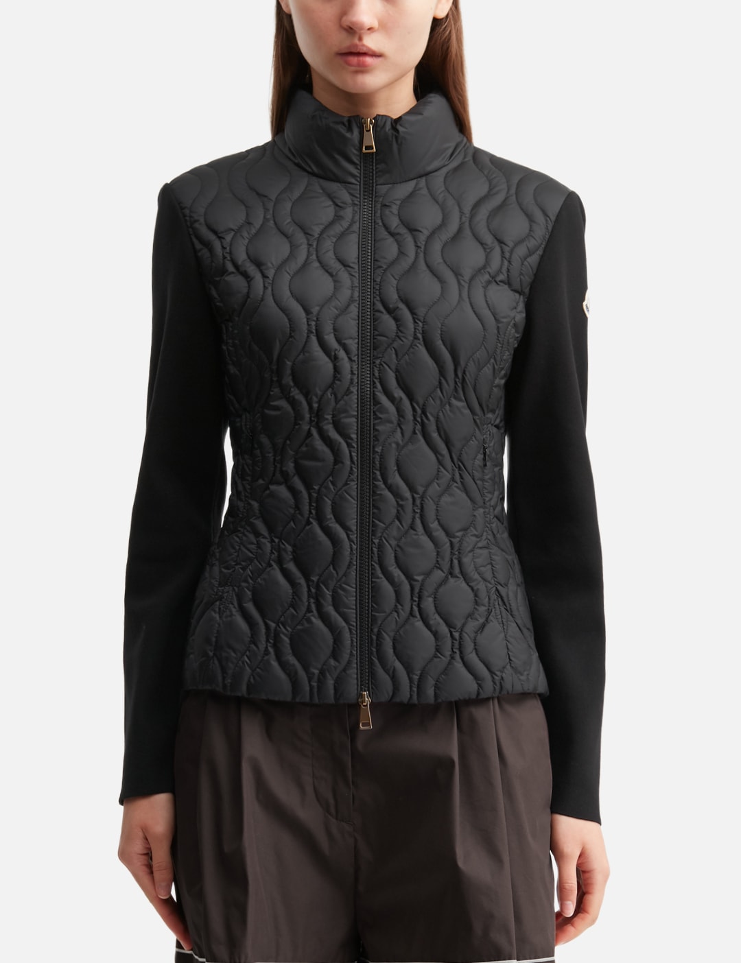 Cotton Padded Zip-Up Cardigan view 18