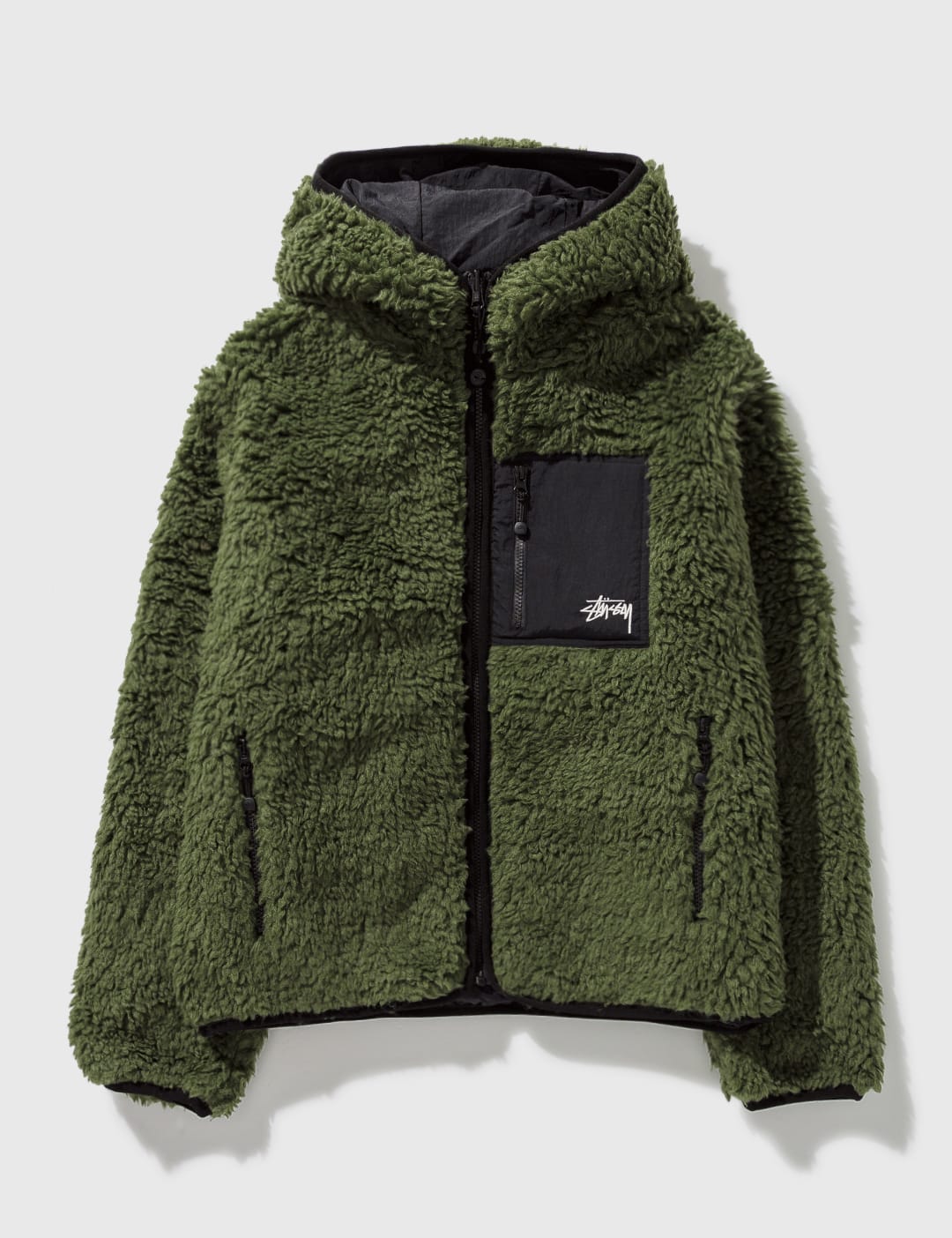 Stüssy - Sherpa Jacket | HBX - Globally Curated Fashion and