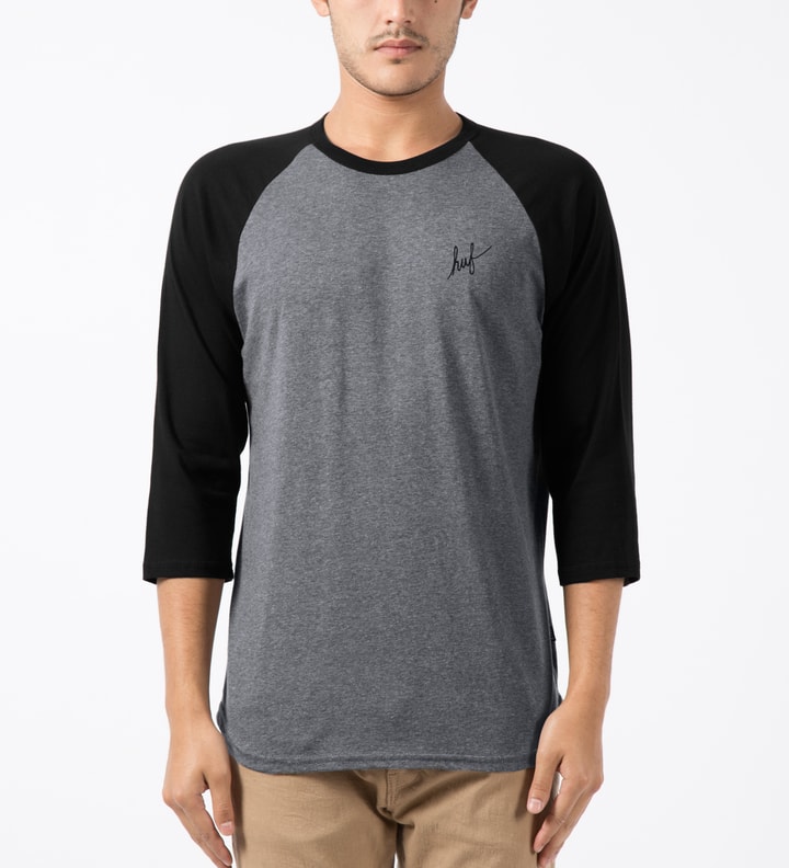 Heather Grey/Black Classic H Script Raglan Placeholder Image