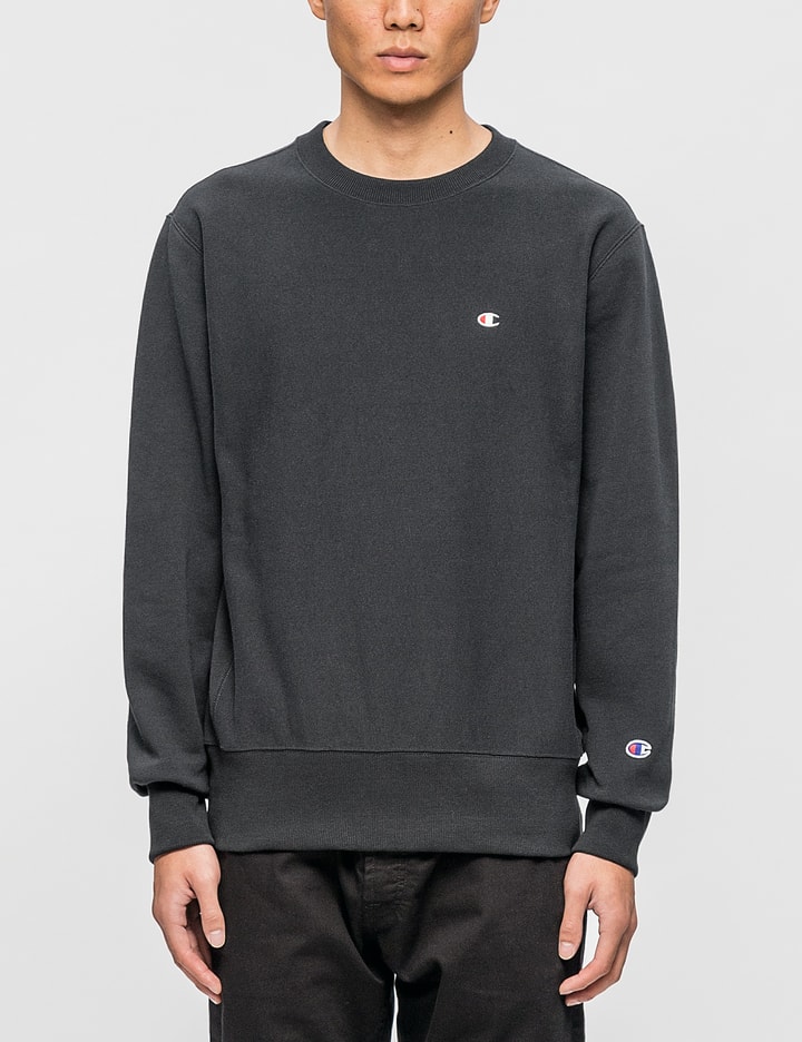 Champion Weave - Small Logo Sweatshirt HBX - Globally Curated Fashion and Lifestyle by Hypebeast
