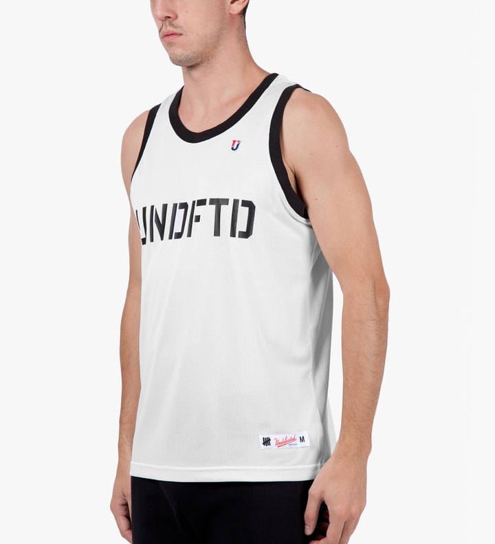 White 00 Mesh Tank Top Placeholder Image
