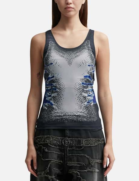 Y/PROJECT Whisker Print Tank Top
