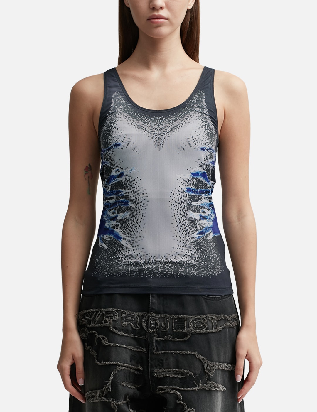 Whisker Print Tank Top