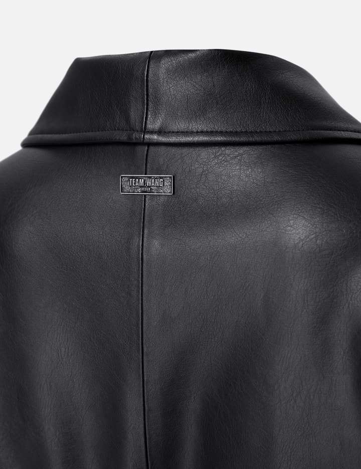 CHOICES FAUX LEATHER COAT Placeholder Image