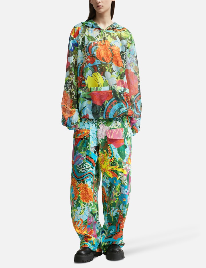 Sky High Farm Workwear Camo Print Cargo Pants In Green