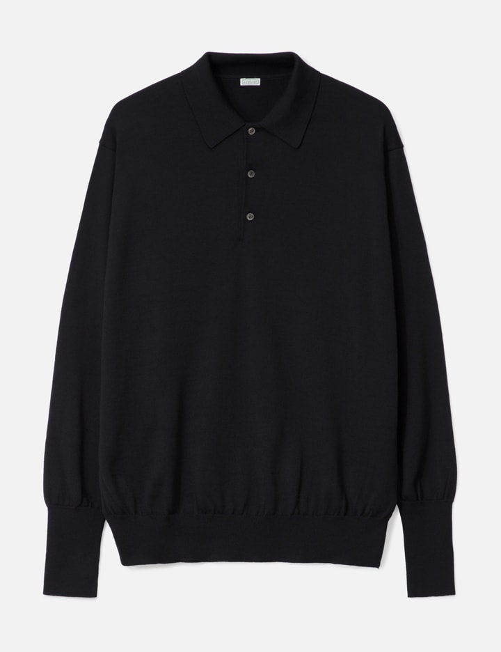 Wool Knit L/S Polo Shirts Placeholder Image